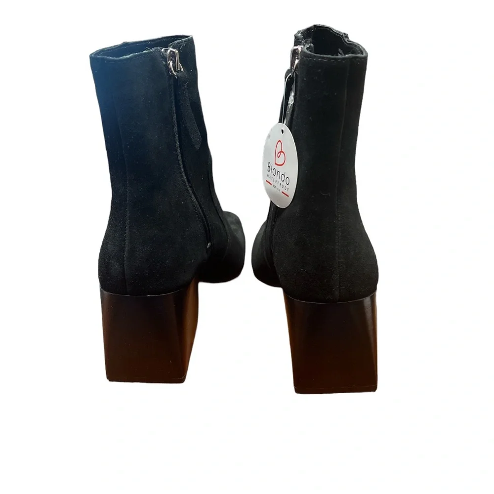 Blondo Women’s Size 6 M Black Suede Salome Booties